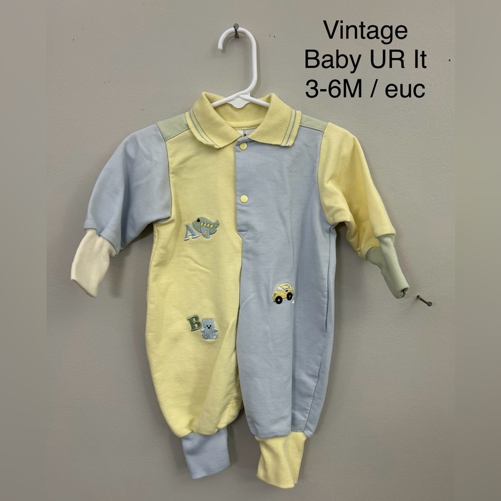 3-6m Vintage baby romper